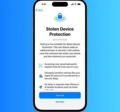 嘉祥苹果授权维修店分享被盗设备保护功能开启方法 