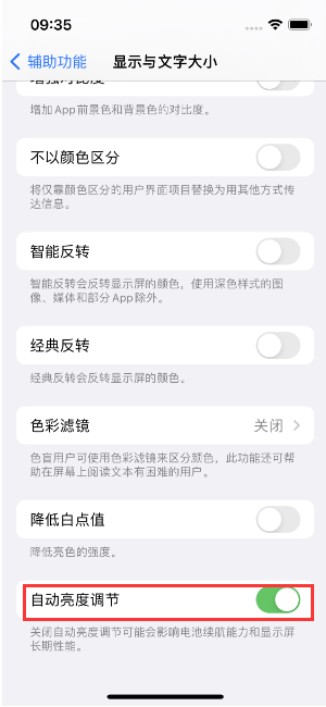 嘉祥苹果15维修店分享iPhone 15 Pro系列屏幕亮度 